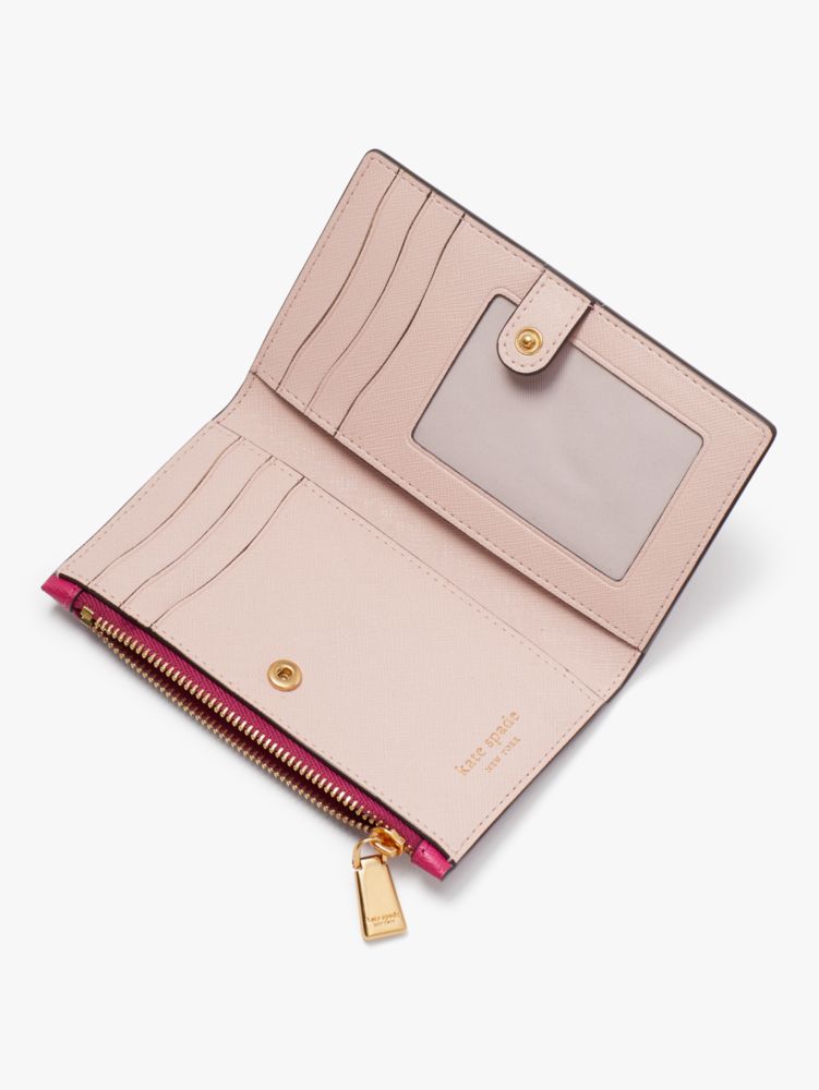 Top 39+ imagen kate spade bifold wallet slim