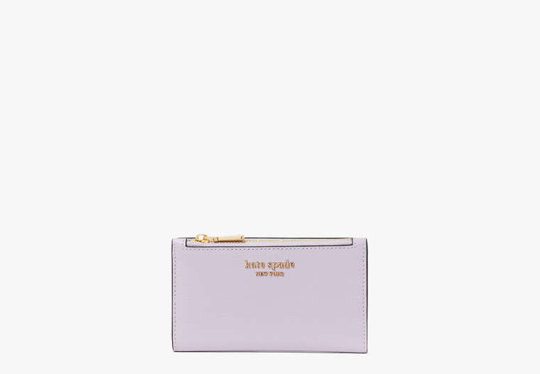 Morgan Small Slim Bifold Wallet, Lavender Cream, Product