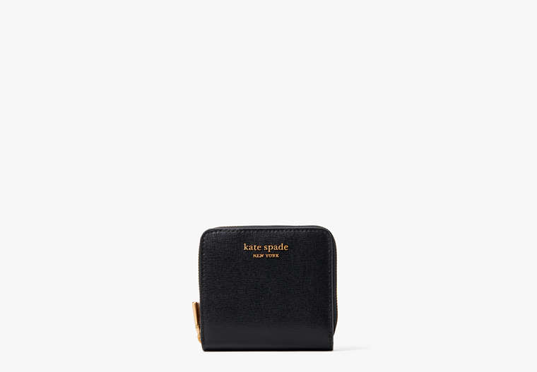 Morgan Small Compact Wallet, Black, Product