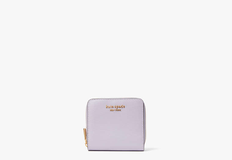 Morgan Small Compact Wallet, Lavender Cream, Product