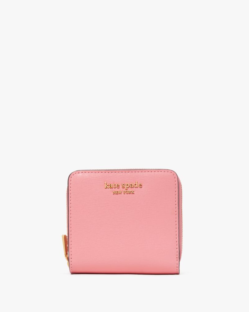 Kate Spade Small Morgan Leather Bi-Fold Wallet - Pink