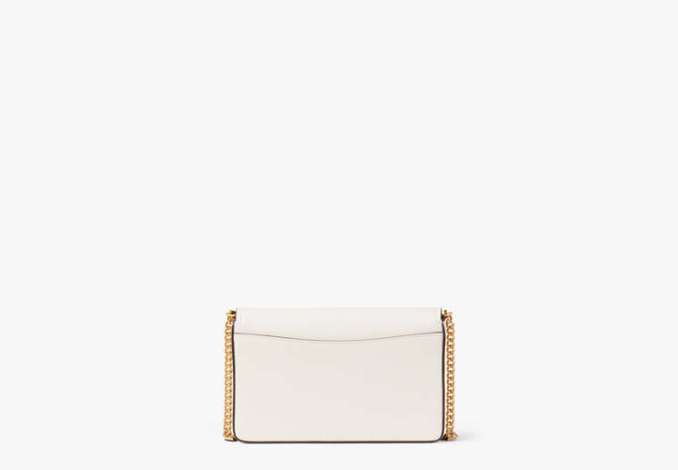 Morgan Flap Chain Wallet, Halo White, Product
