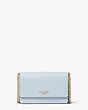 Morgan Flap Chain Wallet, Harmony Blue, Product