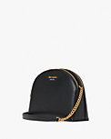 morgan saffiano leather double zip dome crossbody, , s7productThumbnail