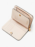 morgan saffiano leather compact wallet, , s7productThumbnail