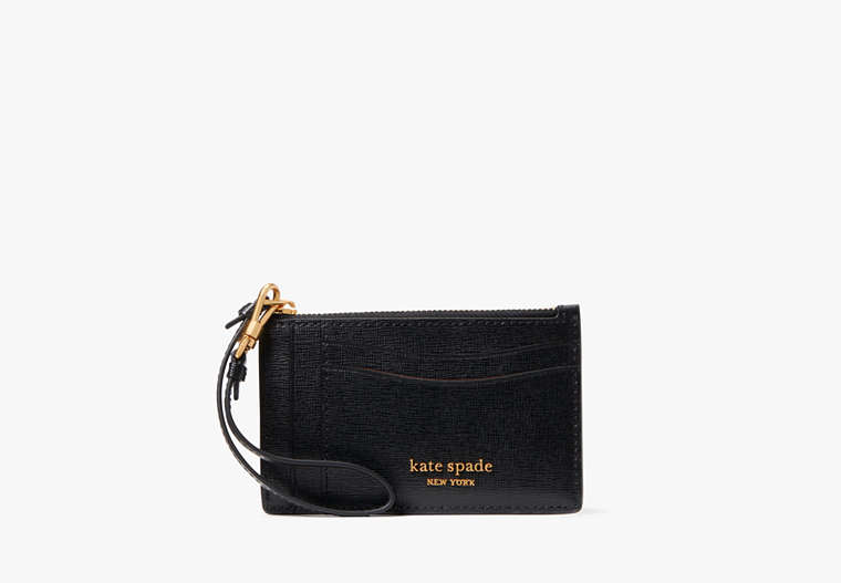 Kate Spade,Morgan Card Case Wristlet,Casual,Black