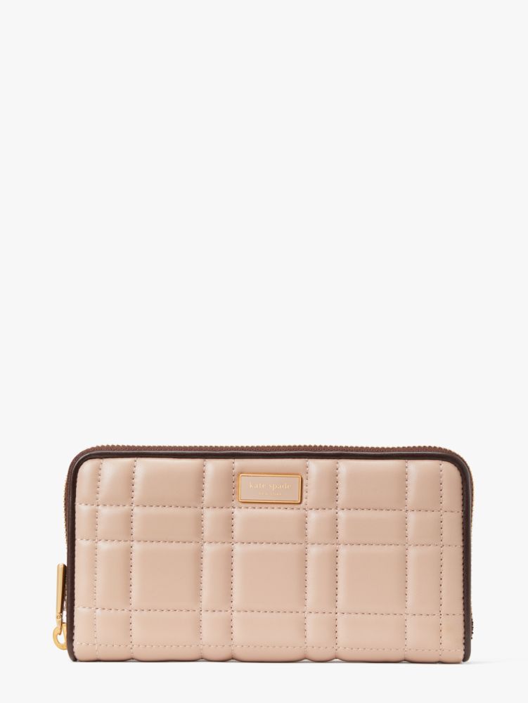 Kate Spade Evelyn Quilted Zip-around Continental Wallet