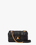evelyn quilted leather small shoulder crossbody, , s7productThumbnail