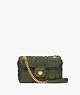 Kate Spade,Evelyn Quilted Small Shoulder Crossbody,Small,Evening,Bonsai Tree