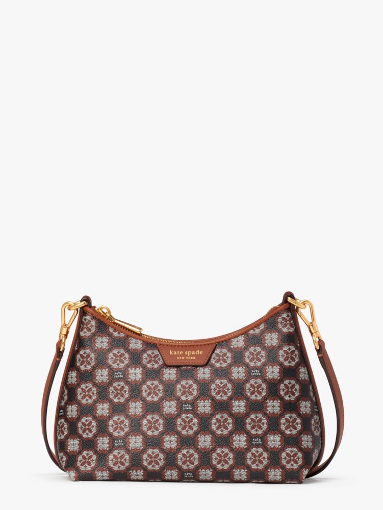 Spade Flower Monogram Coated Canvas Top Zip Crossbody | Kate Spade New York