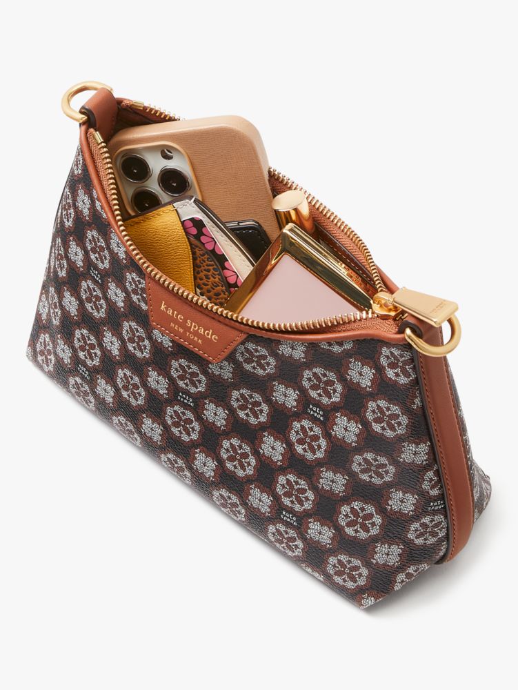 Spade Flower Monogram Coated Canvas Top Zip Crossbody | Kate Spade New York