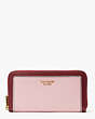 Morgan Colorblocked Zip-around Continental Wallet, Dogwood Pink Multi, Product