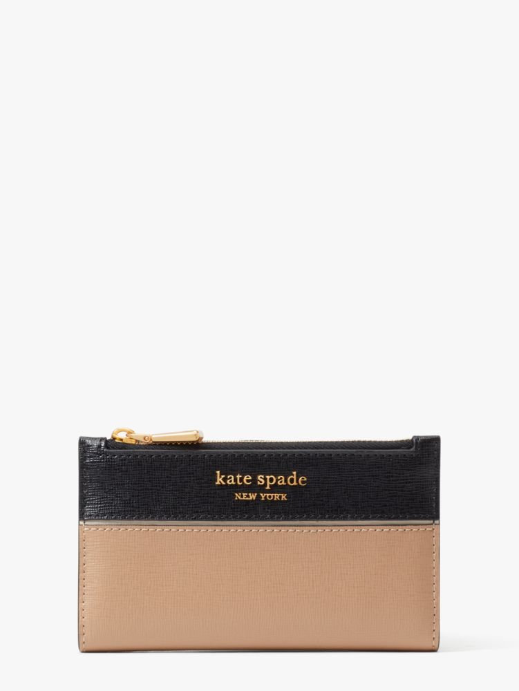 Morgan Colorblocked Small Slim Bifold Wallet