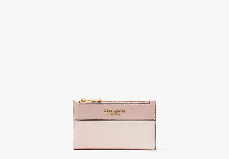 Morgan Colorblocked Small Slim Bifold Wallet, Pale Dogwood Multi, Product