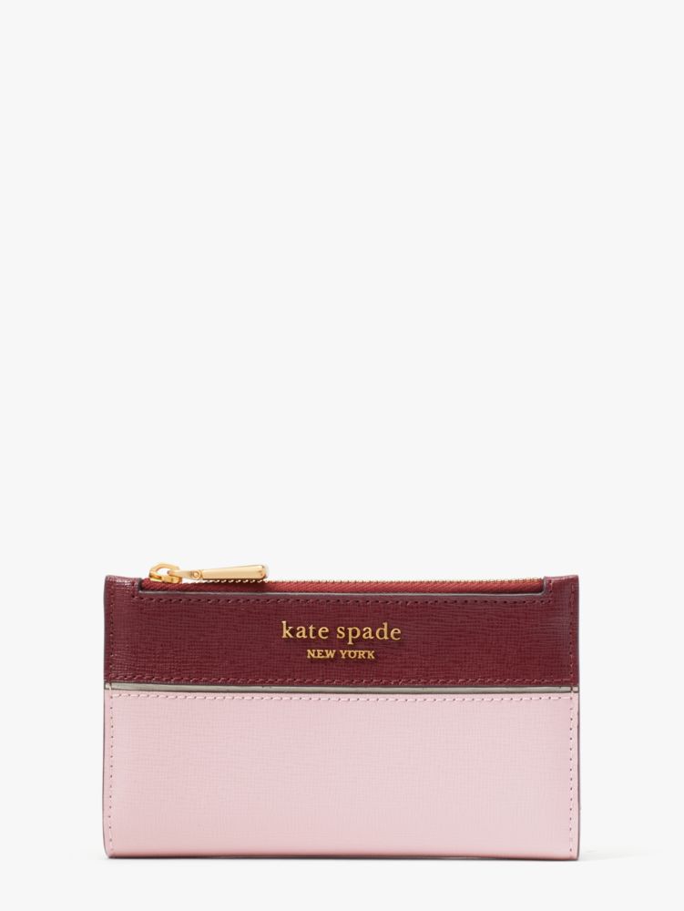 Morgan Colorblocked Small Slim Bifold Wallet | Kate Spade New York