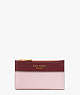 Morgan Colorblocked Small Slim Bifold Wallet, Dogwood Pink Multi, ProductTile