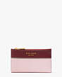 Morgan Colorblocked Small Slim Bifold Wallet, Dogwood Pink Multi, Product