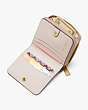 Morgan Colorblocked Small Compact Wallet, Pale Dogwood Multi, Product