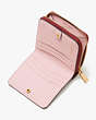 Morgan Colorblocked Small Compact Wallet, Dogwood Pink Multi, Product