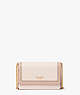 Morgan Colorblocked Flap Chain Wallet, Pale Dogwood Multi, ProductTile
