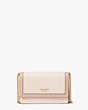 Morgan Colorblocked Flap Chain Wallet, Pale Dogwood Multi, Product