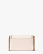 Morgan Colorblocked Flap Chain Wallet, Pale Dogwood Multi, Product