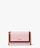 Morgan Colorblocked Flap Chain Wallet, Dogwood Pink Multi, ProductTile