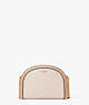 Morgan Colorblocked Double-zip Dome Crossbody, Pale Dogwood Multi, ProductTile