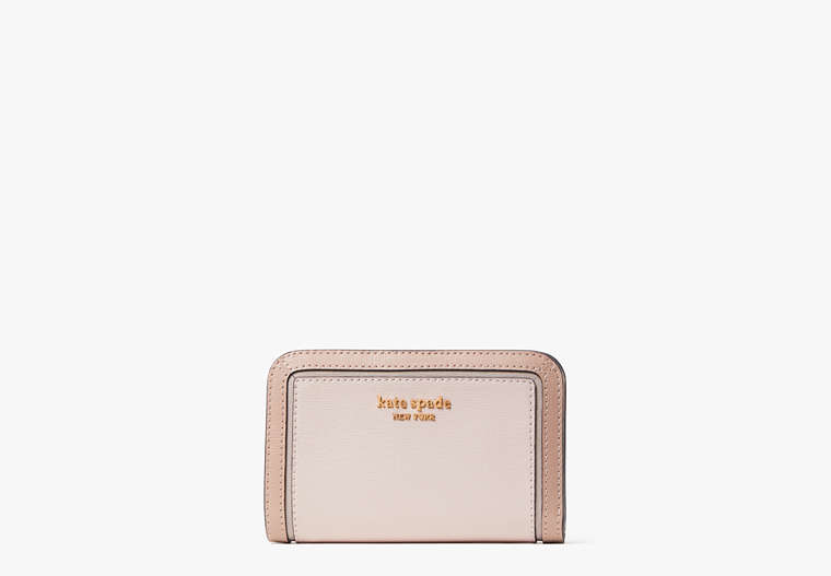 Morgan Colorblocked Compact Wallet, Pale Dogwood Multi, Product