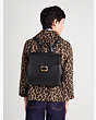 Katy Medium Flap Backpack, Black, Product