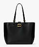 Katy Large Work Tote, Black, ProductTile