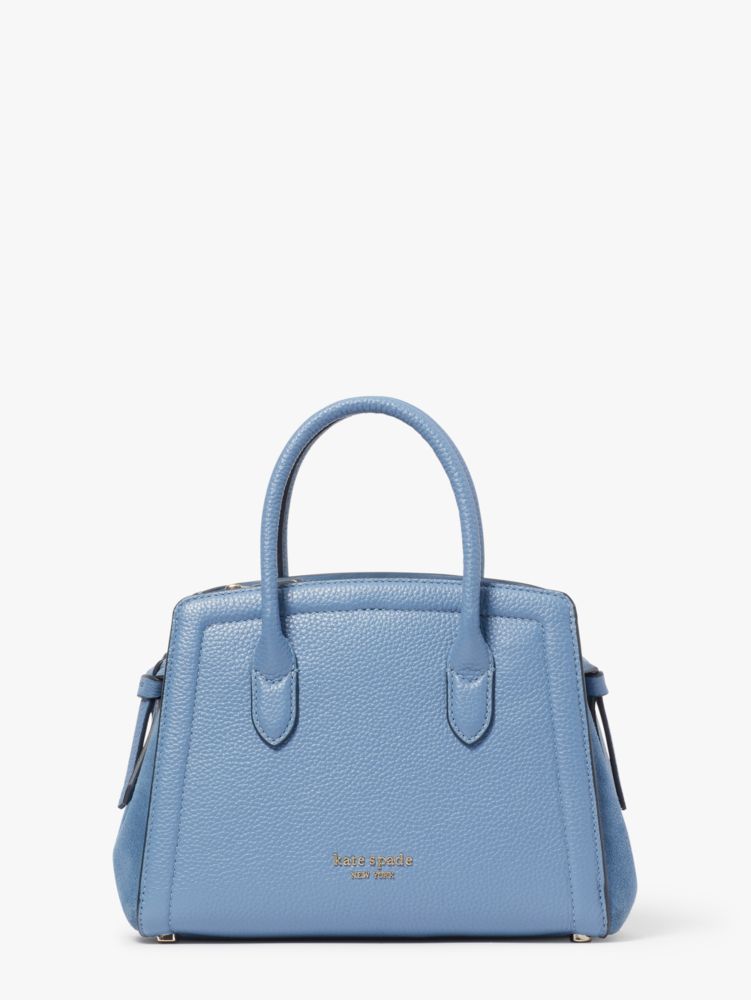 Knott Pebbled Leather & Suede Mini Satchel | Kate Spade New York