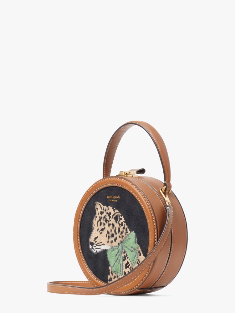 Lucy Lady Leopard Needlepoint Small Crossbody | Kate Spade New York