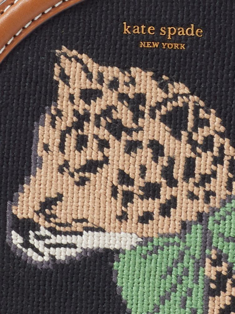 Lucy Lady Leopard Needlepoint Small Crossbody | Kate Spade New York