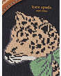 Lucy Lady Leopard Needlepoint Small Crossbody, Black Multi, Product