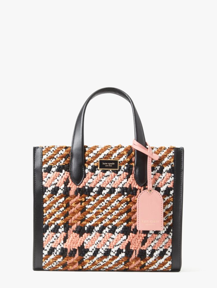 kate spade, Bags, Kate Spade Houndstooth Small Manhattan Tote