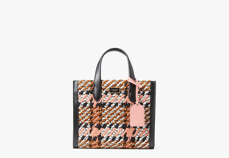 Manhattan Plaid Small Tote, Dancer Pink Multi, Product