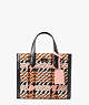 Manhattan Plaid Small Tote, Dancer Pink Multi, ProductTile