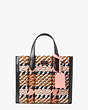 Manhattan Plaid Small Tote, Dancer Pink Multi, Product