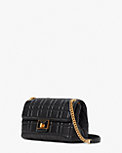 evelyn quilted leather medium convertible shoulder bag, , s7productThumbnail