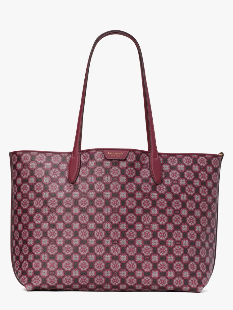 Spade Flower Monogram Sutton Medium Tote