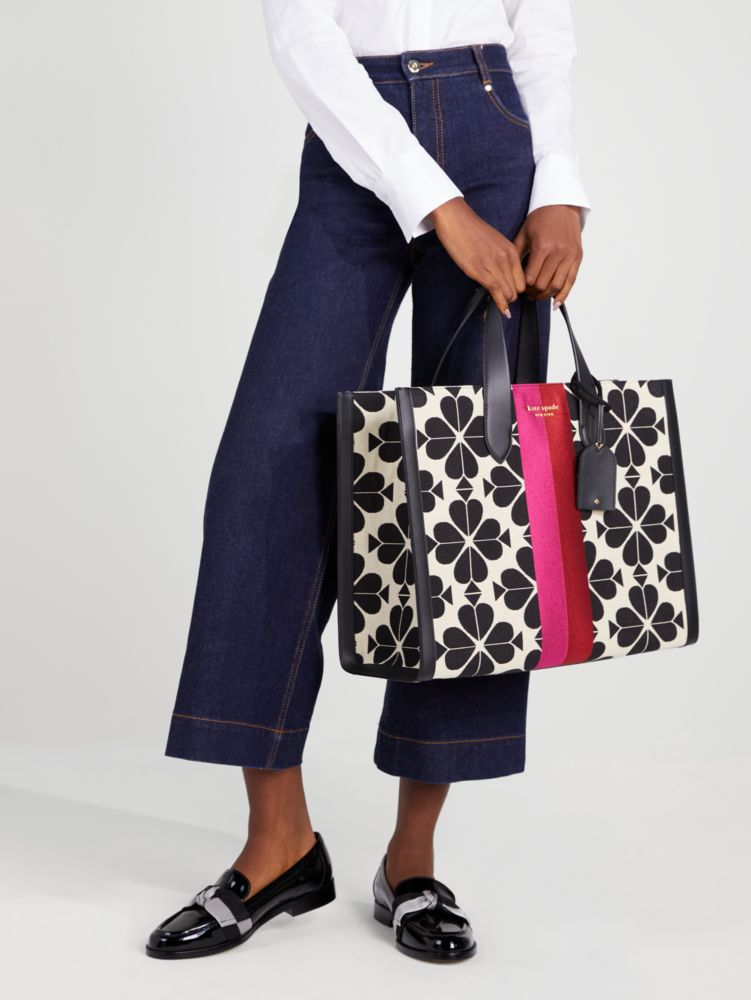 Shop kate spade new york Oversize Manhattan Spade Flower Jacquard