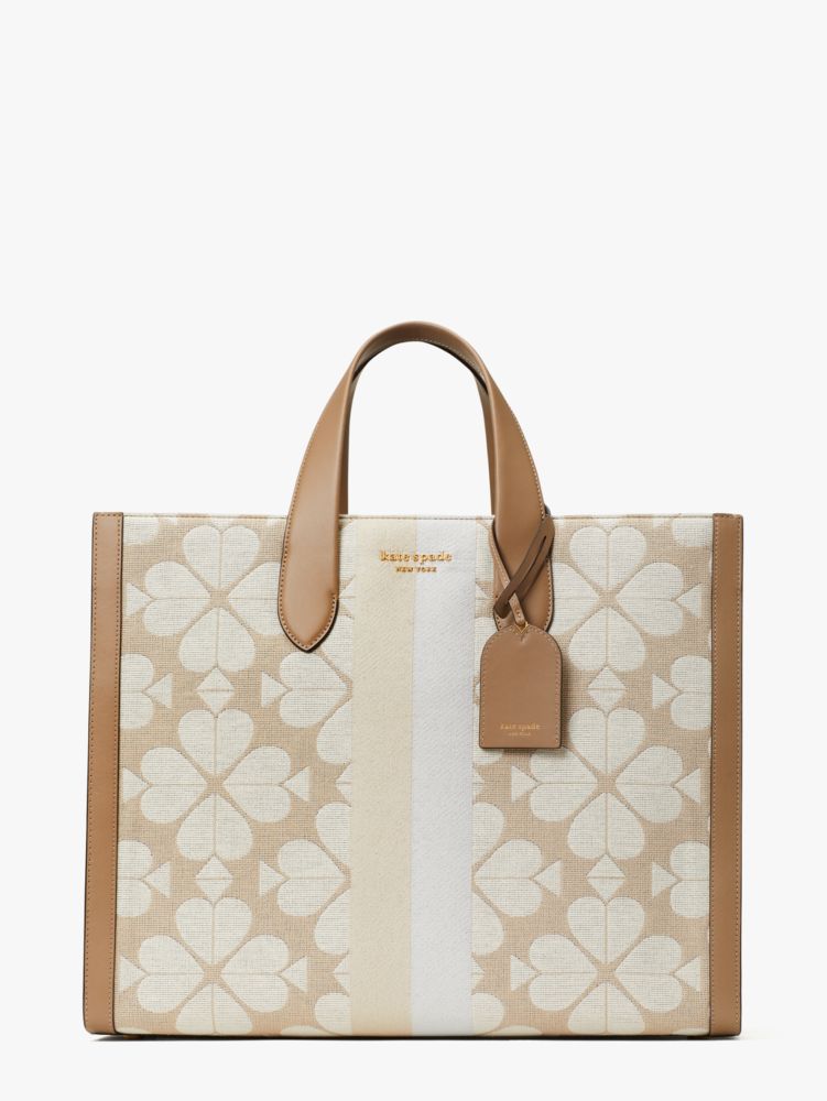 Louis Vuitton Blocks Stripes Monogram Leather Tote Bag