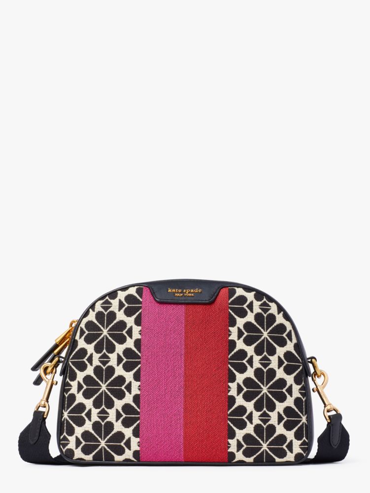 Kate Spade Addy Flower Jacquard Cross-body Bag in Red