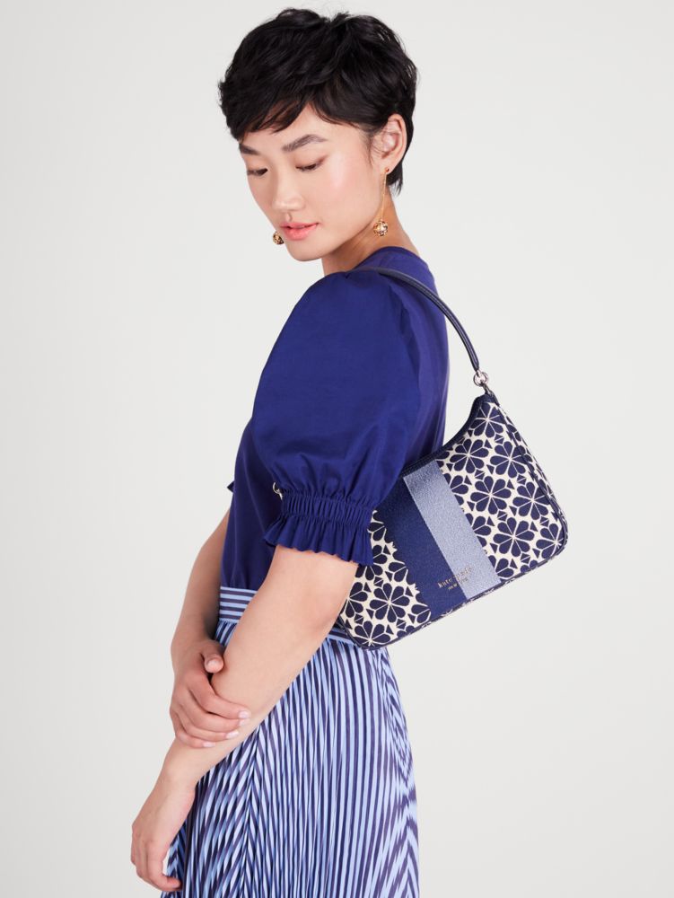 Spade Flower Jacquard Stripe Sam Small Convertible Shoulder Bag | Kate Spade  New York