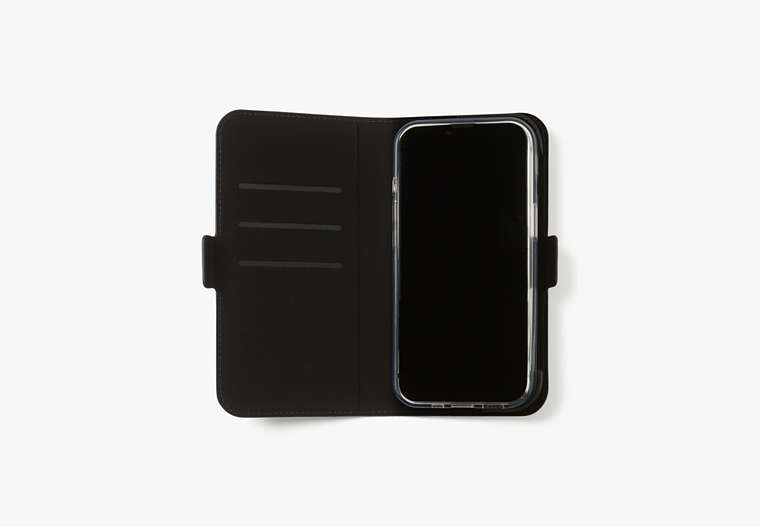 Morgan iPhone 13 Magnetic Wrap Folio Case, Harmony Blue, Product