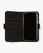 Morgan iPhone 13 Magnetic Wrap Folio Case, Harmony Blue, Product