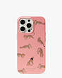 Leopard iPhone 13 Pro Case, Dancer Pink, Product