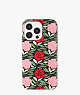 Rose Garden Glitter iPhone 13 Pro Case, Black Multi, ProductTile