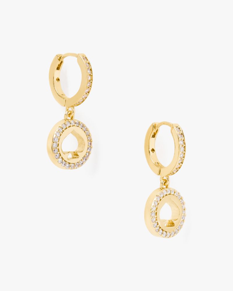 Kate Spade Spot The Spade Kleine Creolen Mit Pavé